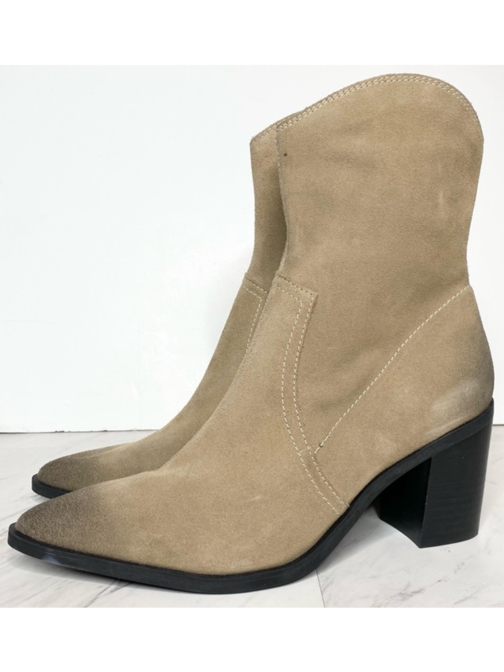 BP Surina Pointy Toe Suede Western Bootie 11M